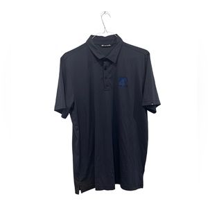 Travis Matthew Polo Golf Shirt Men’s Navy Short Sleeve‎ Polyester Logo Size XL